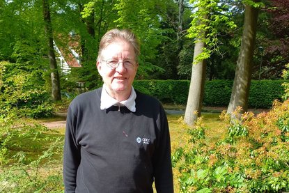 Unser Hausmeister Klaus Labahn - Copyright: Karin Ziel
