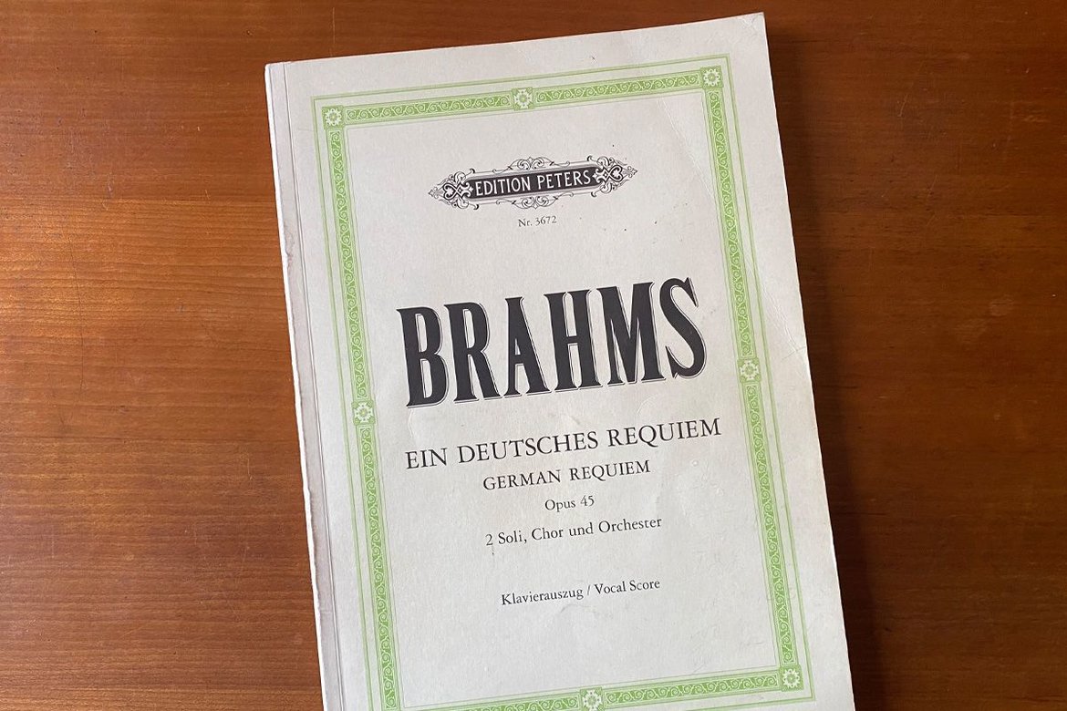 Notenheft - Brahms Requiem