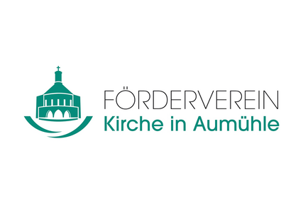 Das Logo des Foerdervereins, die Kirche mit 2 symbolisierten Händen - Copyright: Förderverein Kirche Aumühle
