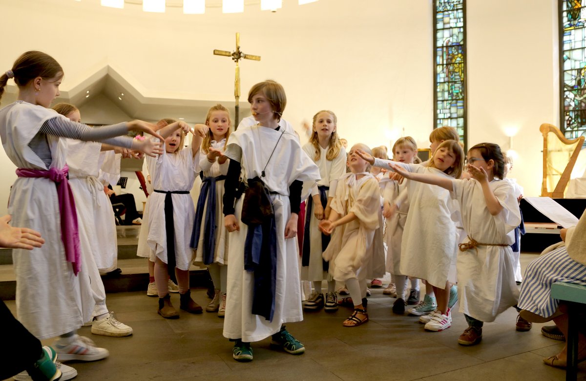 Darsteller/innen des Kindermusicals 2024 - König David