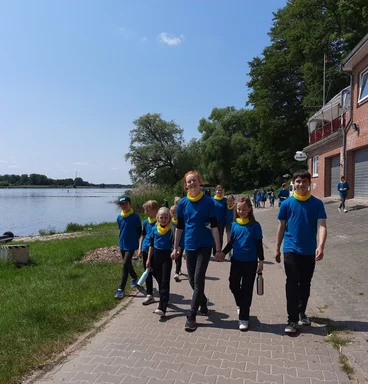 Mitglieder des Kinderchors Aumühle